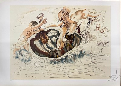 Lot 6 - Salvador Dali (Spanish 1904-1989), 'Sirens And The Sailor'