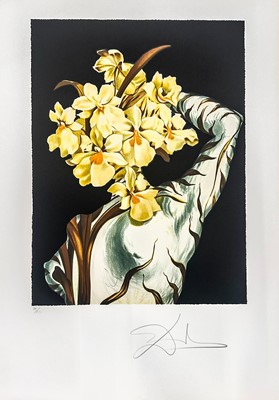 Lot 8 - Salvador Dali (Spanish 1904-1989), 'Surrealist Flower'