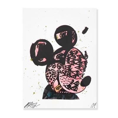 Lot 217 - BAST (American 1952-2021), 'Mickey Glitter', 2007