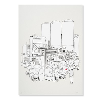 Lot 227 - BLU (Italian), 'C.M.Y.K', 2007