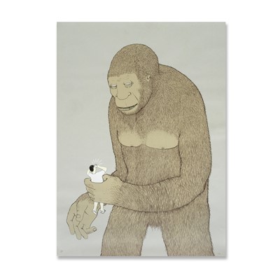 Lot 228 - BLU (Italian), 'Monkey', 2007