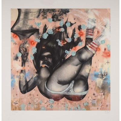 Lot 236 - David Choe (American 1976-), 'Falling For Grace', 2008