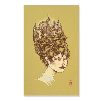 Lot 217 - David Choe (American 1976-), 'London Girl', 2008