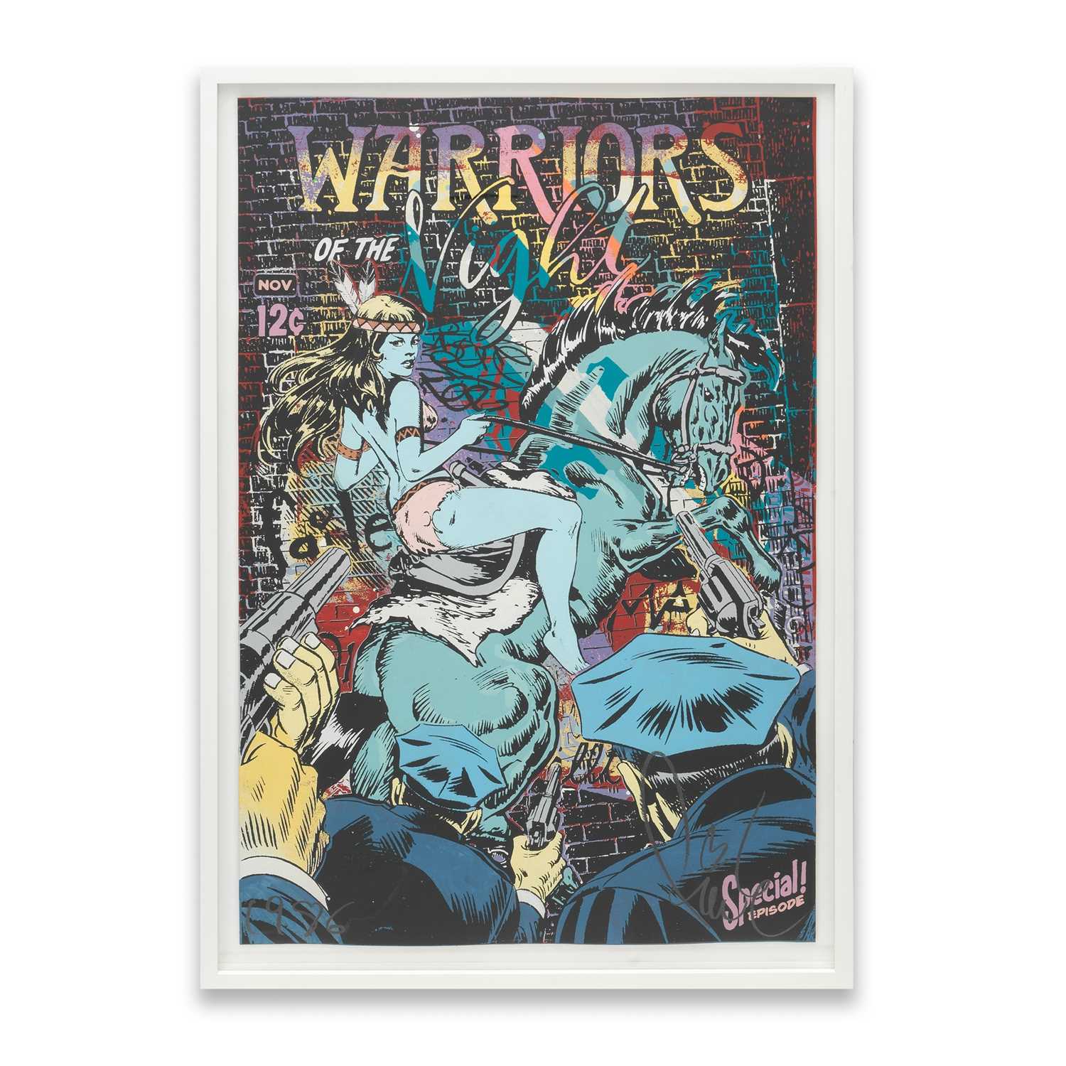 Lot 222 - Faile (Collaboration), 'Warriors Of The Night', 2009