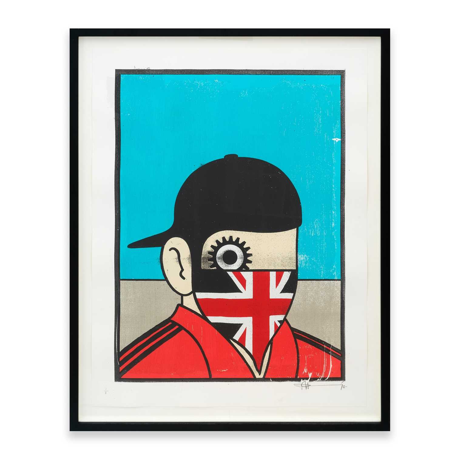 Lot 271 - Paul Insect (British 1970-), 'Clockwork Britain (Blue & Red)', 2012