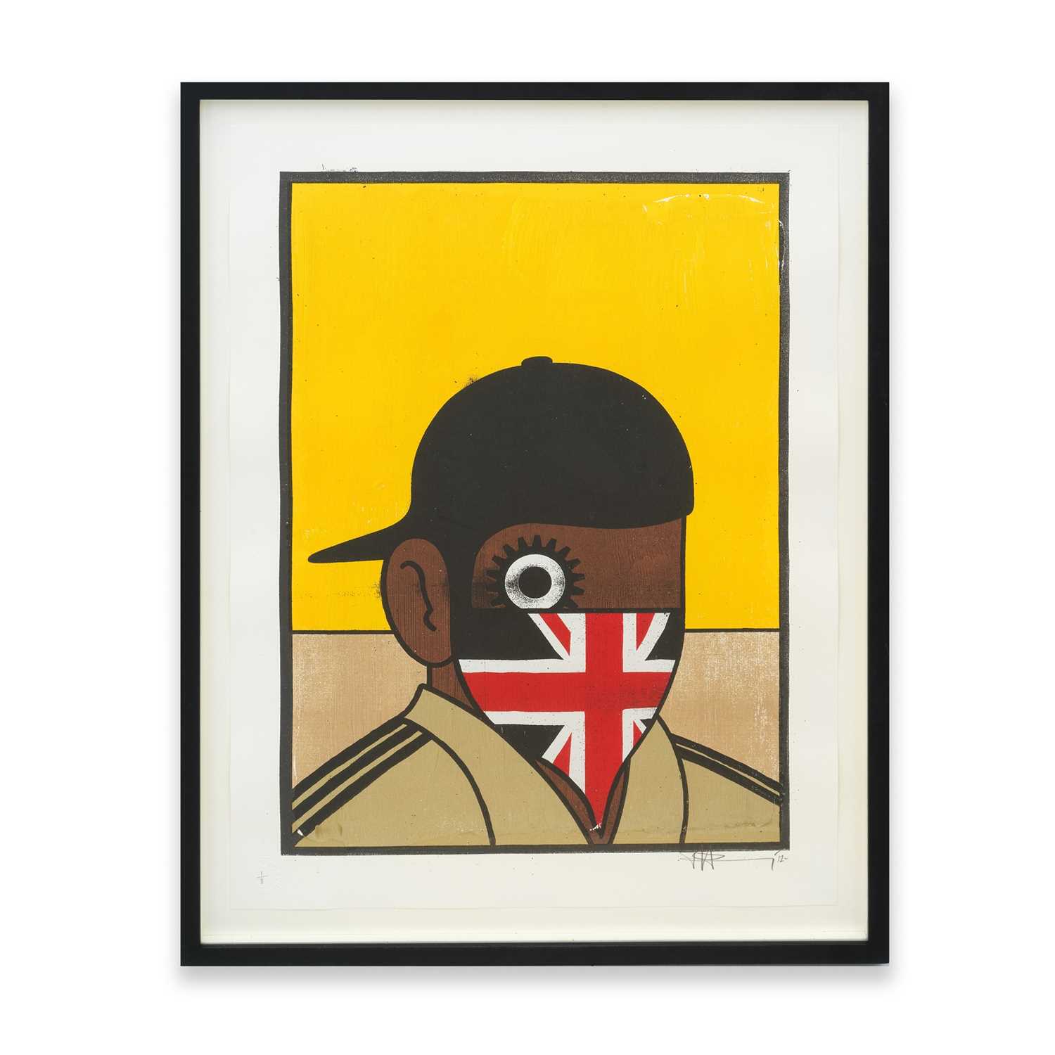 Lot 272 - Paul Insect (British 1970-), 'Clockwork Britain (Yellow & Gold)', 2012