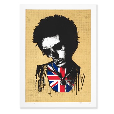 Lot 290-Paul Insect (British 1970-), 'Dead Sid (Gold & Silver)', 2007 (2 Works)