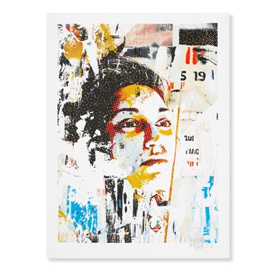 Lot 320 - Vhils (Portuguese 1987-), 'To Have Or To Be', 2010