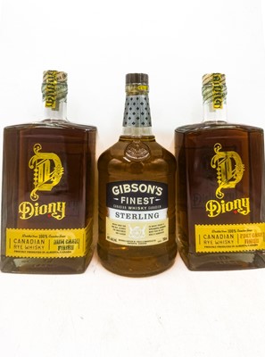 Lot 2 - 6 75cl bottles Mixed Canadian Whisky