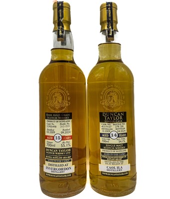 Lot 32 - 2 bottles Mixed Duncan Taylor Invergordon and Caol Ila