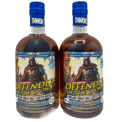 Lot 33 - 2 bottles Annandale 8 Year Old Defender of the Crown