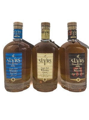 Lot 46 - 9 bottles Mixed Slyrs Bavarian Whisky