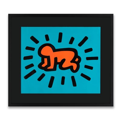 Lot 203 - Keith Haring (American 1958-1990), 'Radiant Baby from Icons', 1990