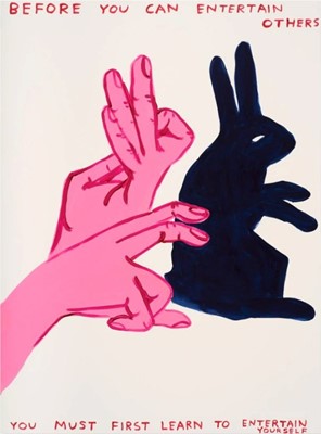 Lot 74 - David Shrigley (British 1968-), 'Before You Can Entertain', 2021