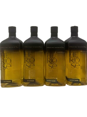 Lot 61 - 4 bottles Mixed Heroise French Whisky