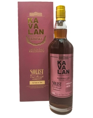 Lot 63 - 1 bottle Kavalan Solist Madeira Single Cask Cask Strength