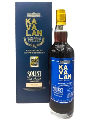 Lot 64 - 1 bottle Kavalan Solist Vinho Barrique Single Cask Cask Strength