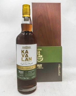 Lot 66 - 1 bottle Kavalan Solist Amontillado Sherry Single Cask Cask Strength