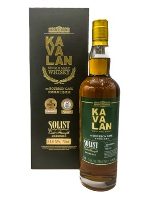 Lot 69 - 1 bottle Kavalan Solist ex Bourbon Single Cask Cask Strength