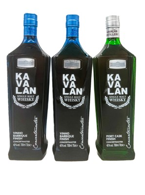 Lot 78 - 4 bottlers Mixed Kavalan Concertmaster