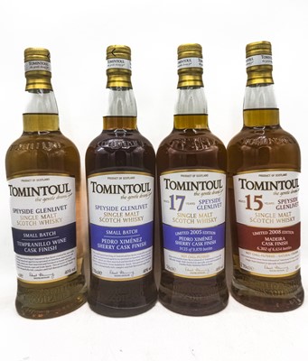 Lot 82 - 4 bottles Mixed Tomintoul Single Malt Whisky