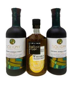 Lot 87 - 3 bottles Mixed French Whisky