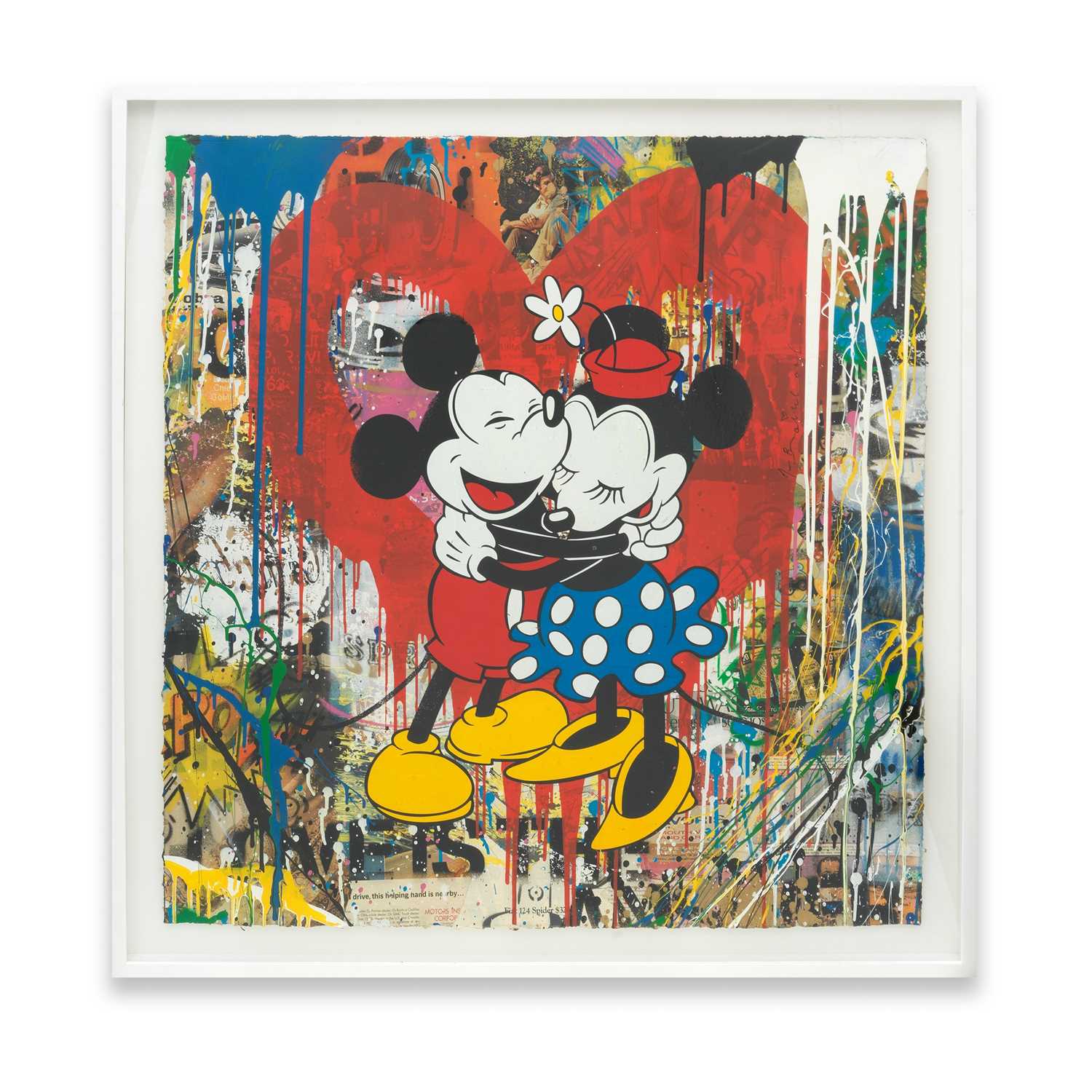 Lot 206 - Mr Brainwash (French 1966-), 'Mickey & Minnie'