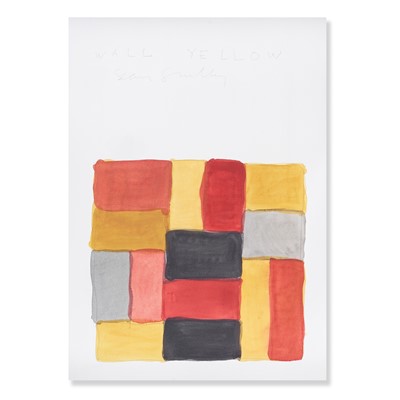 Lot 111 - Sean Scully (Irish 1945-), 'Yellow Wall (Myanmar)', 2021