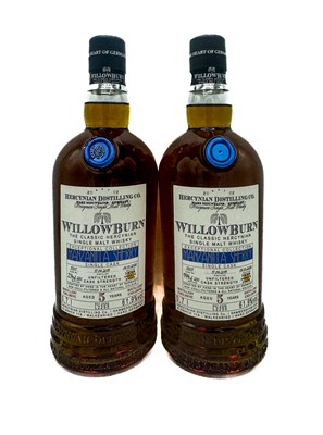 Lot 98 - 2 bottles WillowBurn Single Manzanilla Sherry Cask