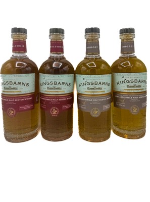 Lot 104 - 4 bottles Mixed Kingsbarns Single Malt Whisky