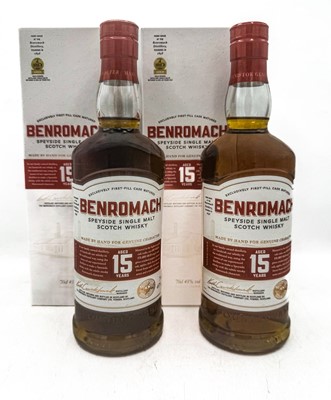 Lot 112 - 2 bottles Benromach 15YO
