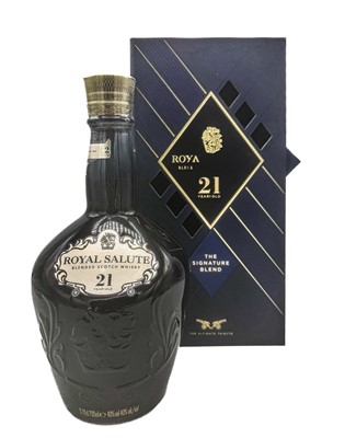 Lot 119 - 1 bottle Royal Salute Signature Blend 21YO