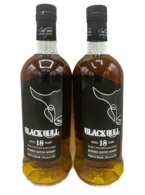 Lot 121 - 2 bottles Black Bull 18YO