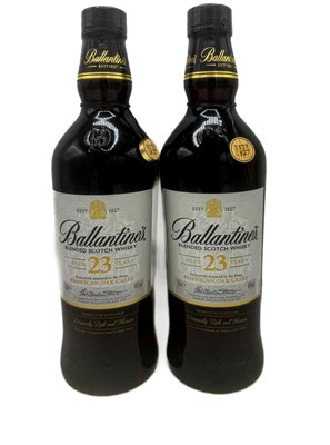 Lot 122 - 2 bottle Ballantine's 23YO