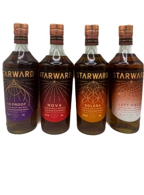 Lot 140 - 4 bottles Mixed Starward Australian Whisky