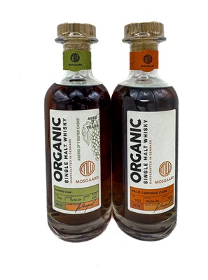 Lot 143 - 3 50cl Mixed Mosgaard Danish Whisky