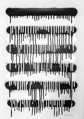 Lot 263 - Tox (British 1985-), 'Line Closures (Silver), 2024