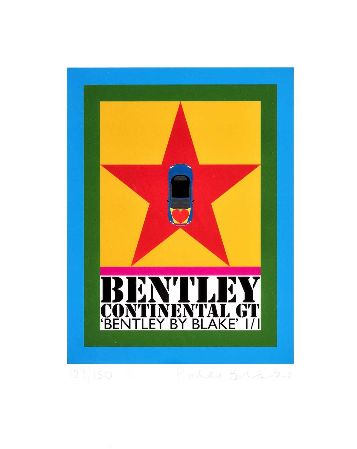 Lot 130 - Peter Blake (British b.1932), 'Bentley', 2016