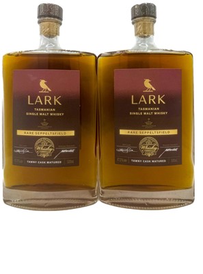 Lot 165 - 2 50cl bottles Lark Tawny Cask Matured Tasmanian Whisky