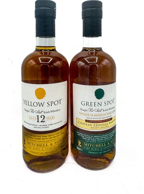 Lot 166 - 2 bottles Mixed Spot Irish Whiskey