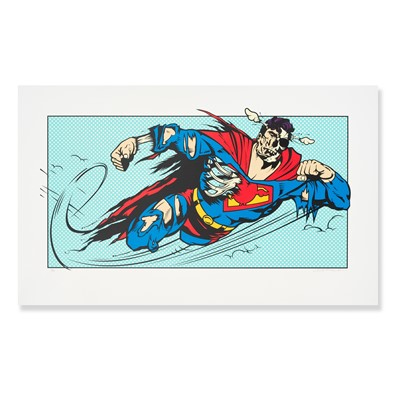 Lot 231 - D*Face (British 1978-), 'No More Heroes (Blue)', 2010