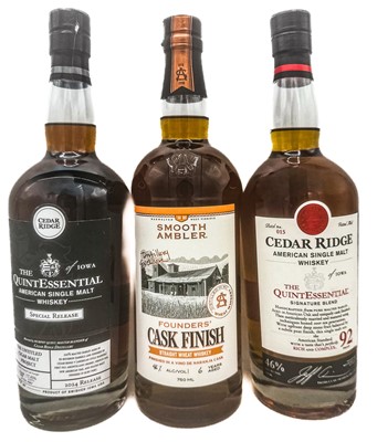 Lot 189 - 3 bottles Mixed American Whiskey
