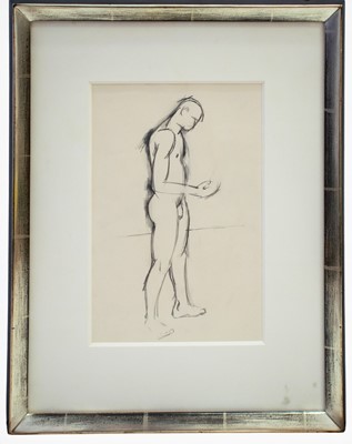 Lot 94 - Keith Vaughn (British 1912-1977), 'Standing Male Nude' c.1952