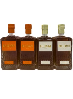 Lot 205 - 4 bottles Mixed Bellevoye French Single Malt Whisky