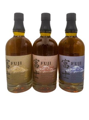 Lot 233 - 3 bottles Mixed Fuji Japanese Whisky