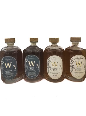 Lot 267 - 4 50cl Mixed Hom Mali Singapore Rice Whiskey