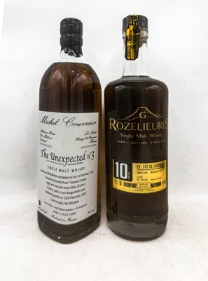 Lot 271 - 5 bottles Mixed French Whisky