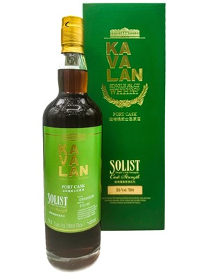 Lot 274 - 1 bottle Kavalan Solist Port Single Cask Cask Strength