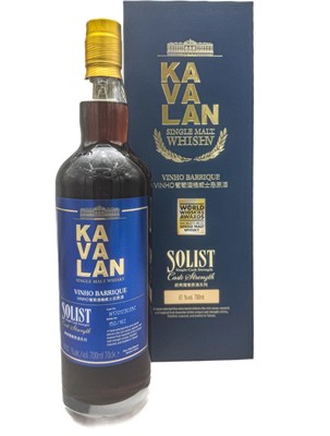 Lot 276 - 1 bottle Kavalan Solist Vinho Barrique Single Cask Cask Strength