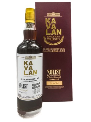 Lot 277 - 1 bottle Kavalan Solist Oloroso Sherry Single Cask Cask Strength